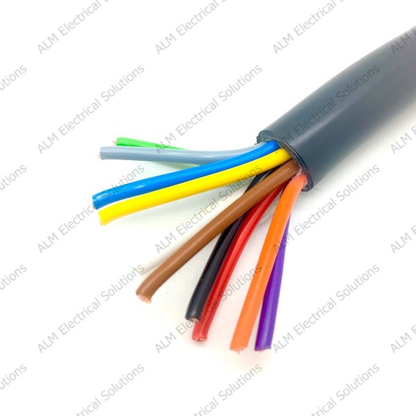 (image for) Ten Core Trailer Cable 9 x 1.0mm² & 1 x 2.0mm² - 16.5 & 25 Amp